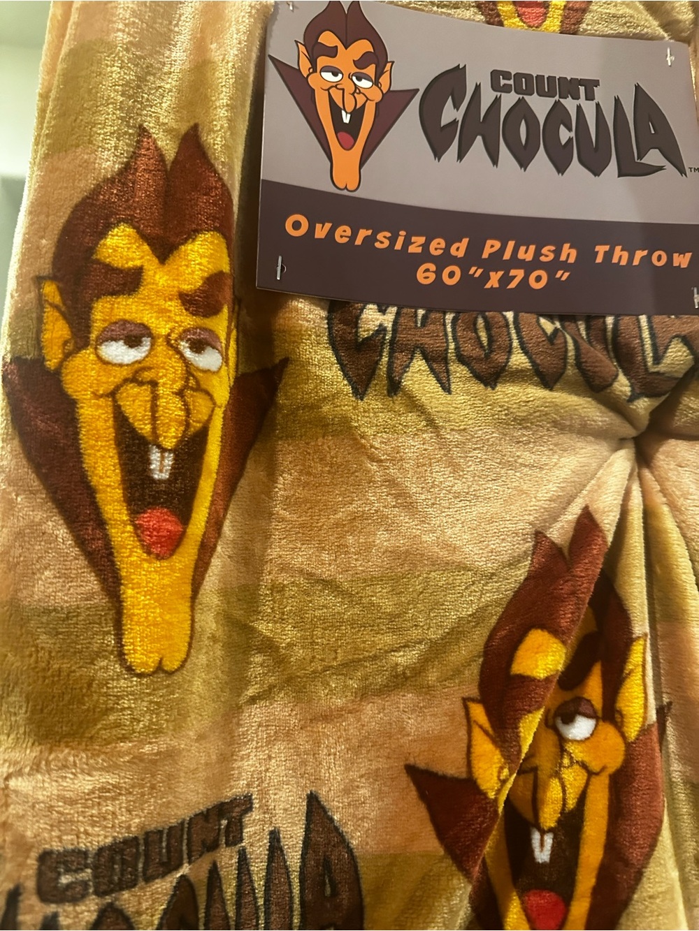Count Chocula Halloween Blanket